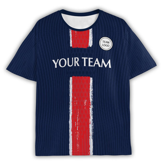 Personalized Paris Navy Soccer Jersey – Custom Name & Number, New Home Edition
