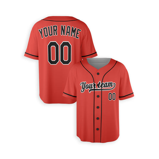 Personalized Baltimore Fan Orange Baseball Jersey – 2nd Alternate Style Custom Name & Number