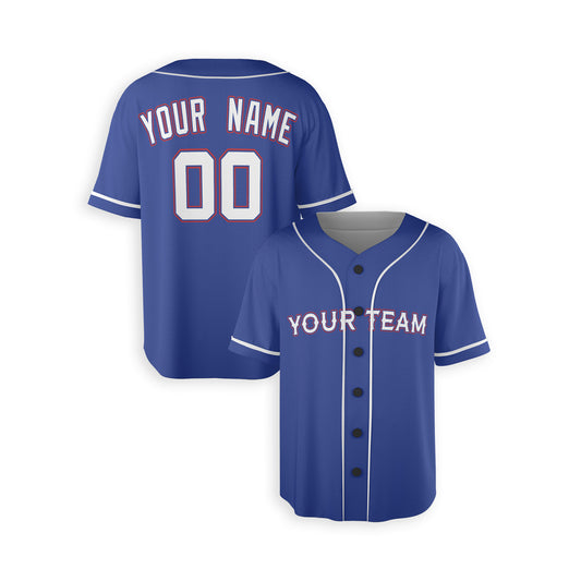 Personalized Texas Arlington Fan Royal Baseball Jersey – Alternate Style Custom Name & Number