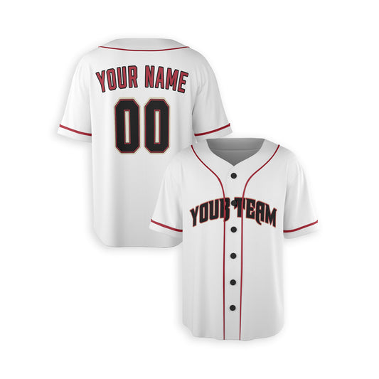 Personalized Phoenix Fan White Baseball Jersey – Home Style Custom Name & Number