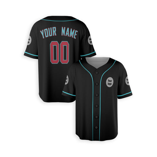 Personalized Phoenix Fan Black Baseball Jersey – Alternate Style Custom Name & Number
