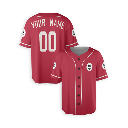 Personalized Phoenix Fan Red Baseball Jersey – Custom Name & Number