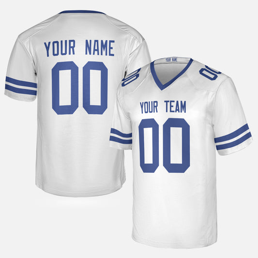 Personalized Indianapolis Fan White Football Jersey – Custom Name & Number