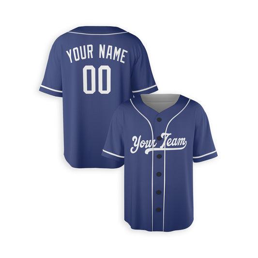 Personalized Los Angeles Fan Royal Baseball Jersey – City Style Custom Name & Number