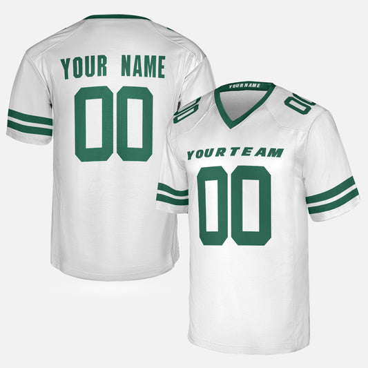 Personalized New York Fan Legacy White Football Jersey – Custom Name & Number