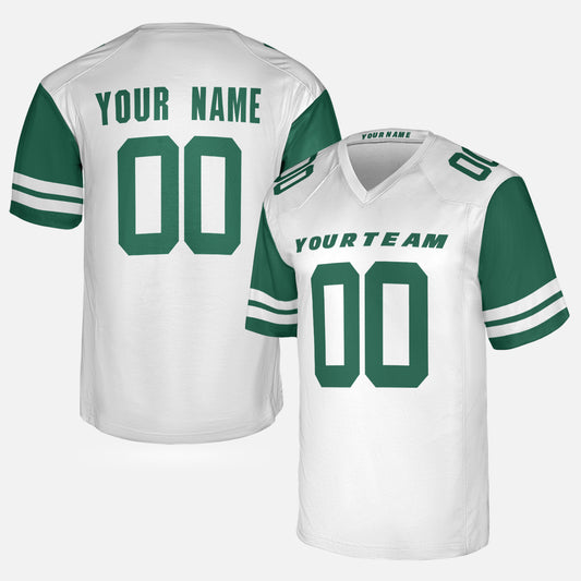 Personalized New York Fan White Football Jersey – Alternate Style Custom Name & Number