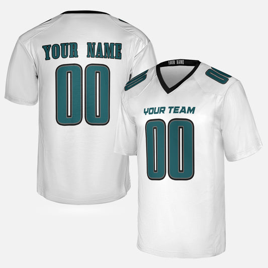 Personalized Philadelphia Fan White Football Jersey – Custom Name & Number