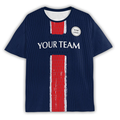 Personalized Paris Navy Soccer Jersey – Custom Name & Number, New Home Edition