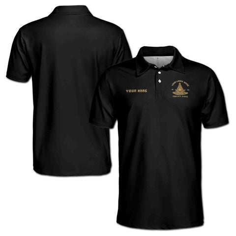 Men's Personalized Masonic Polo Shirt, Master Mason Past Master Inspired