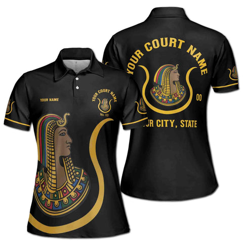 Women’s Personalized Polo Shirt – DOI "Daughter of Isis" Egyptian Design