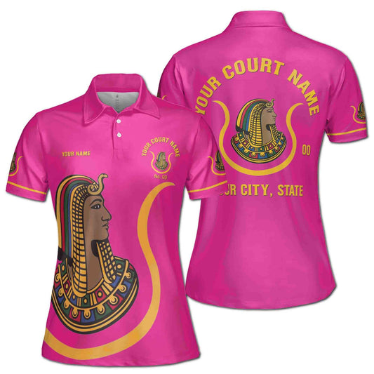 Women’s Personalized Polo Shirt – DOI "Daughter of Isis" Egyptian Design
