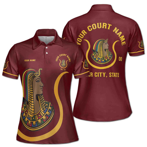 Women’s Personalized Polo Shirt – DOI "Daughter of Isis" Egyptian Design