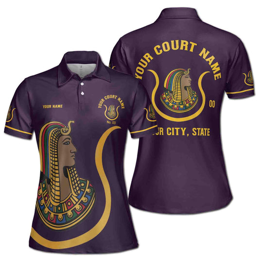 Women’s Personalized Polo Shirt – DOI "Daughter of Isis" Egyptian Design
