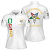 Women’s Personalized Polo Shirt – Eastern Star OES Pentagon Down AF&AM