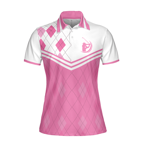 Personalized Women's Golf Shirt Polo - Ass Down Face Up That's The Way I Read My Putts Golf