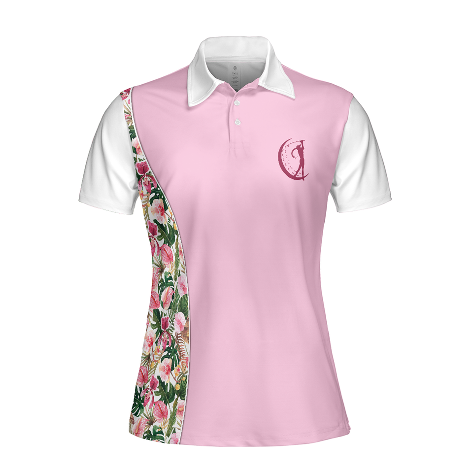 Personalized Women's Golf Shirt Polo - Assuming I'M Just An Old Lady Golf