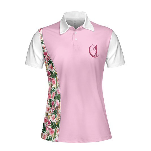 Personalized Women's Golf Shirt Polo - Assuming I'M Just An Old Lady Golf