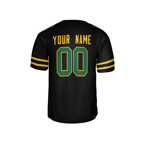 Personalized Green Bay Packers Black Fashion Game Football Jersey – Custom Name & Number