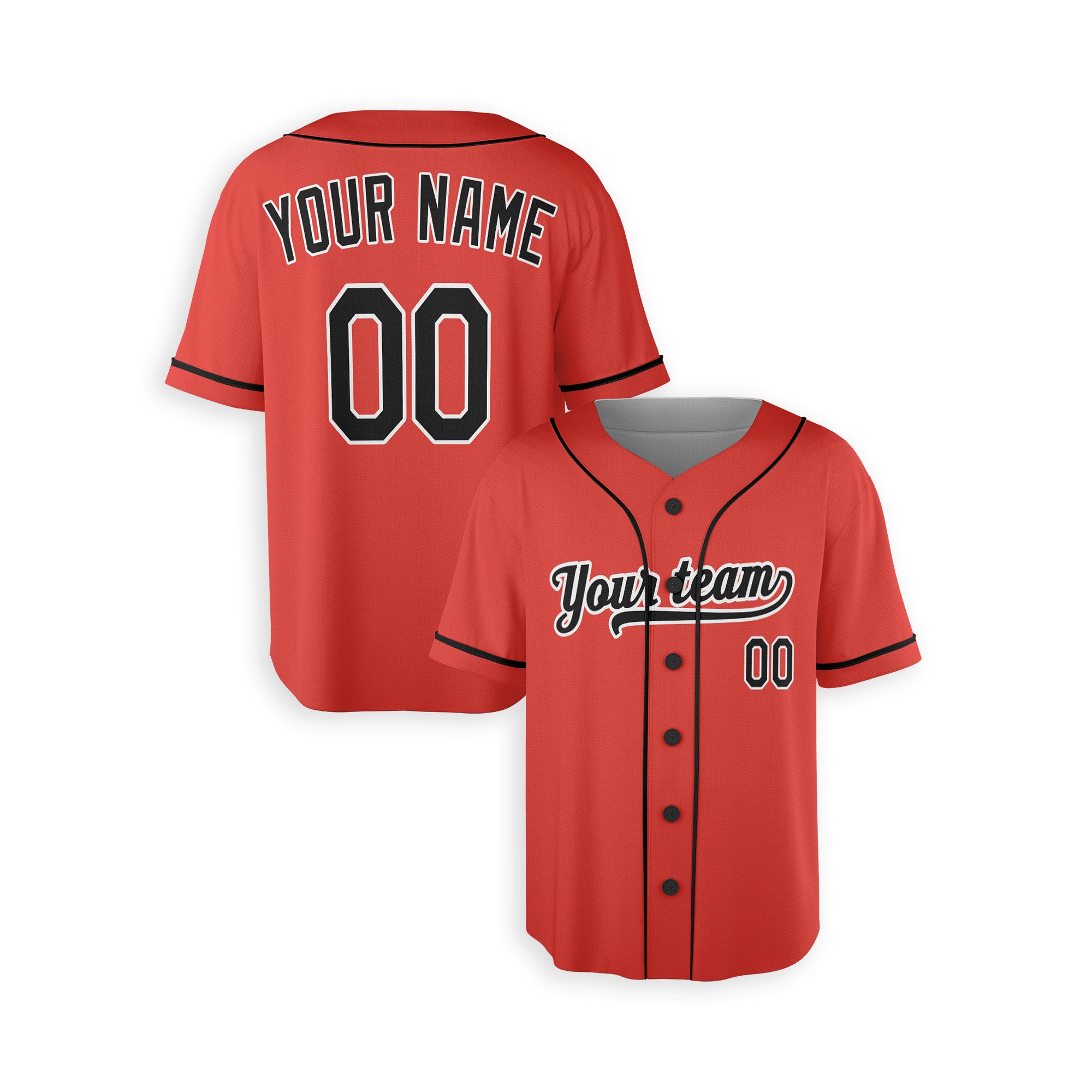 Personalized Baltimore Fan Orange Baseball Jersey – 2nd Alternate Style Custom Name & Number