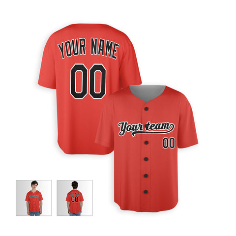 Personalized Baltimore Fan Orange Baseball Jersey – 2nd Alternate Style Custom Name & Number