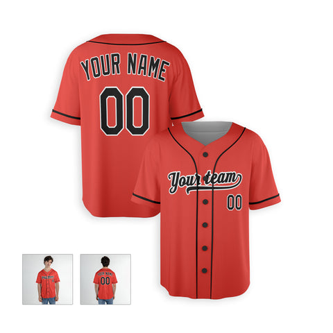 Personalized Baltimore Fan Orange Baseball Jersey – 2nd Alternate Style Custom Name & Number
