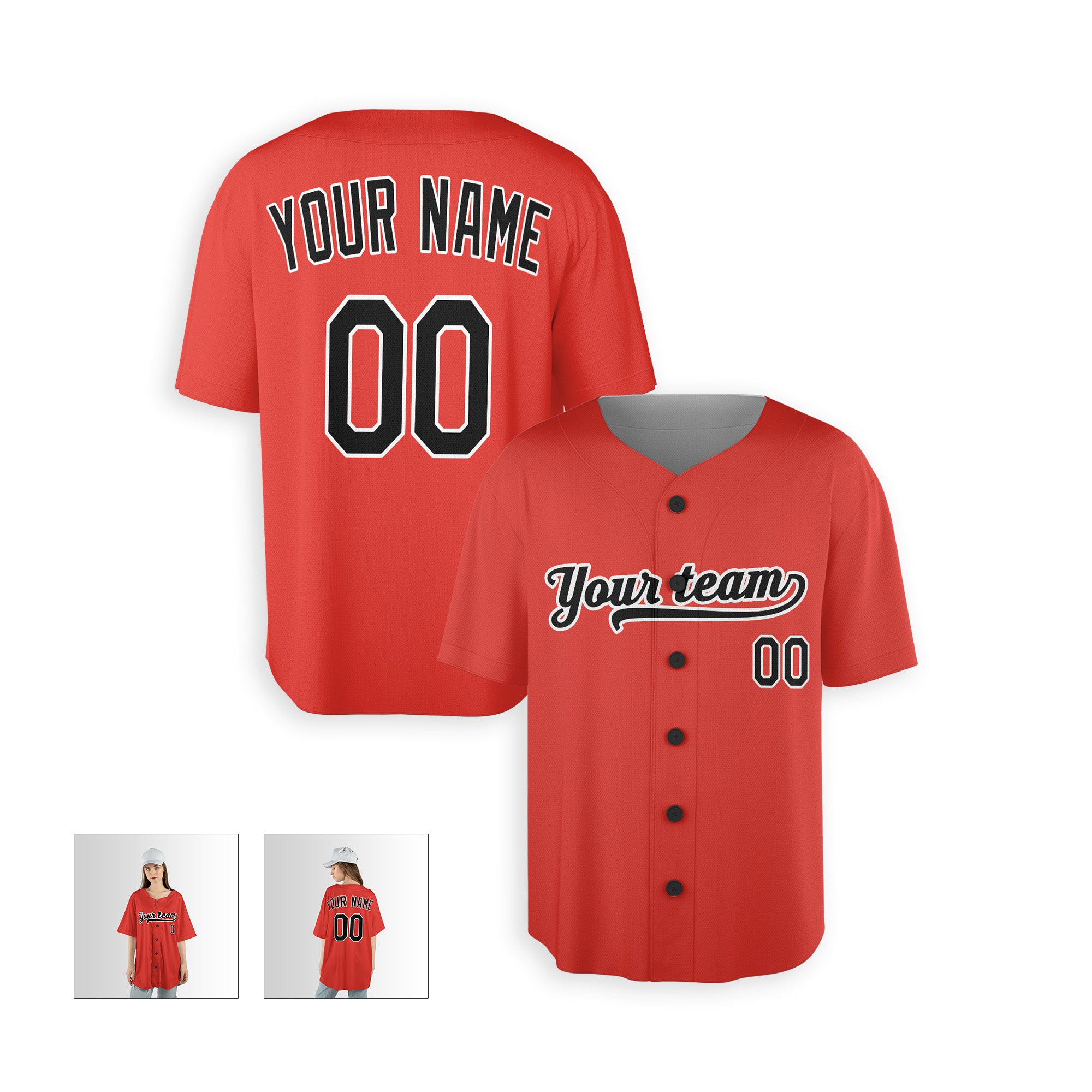Personalized Baltimore Fan Orange Baseball Jersey – 2nd Alternate Style Custom Name & Number