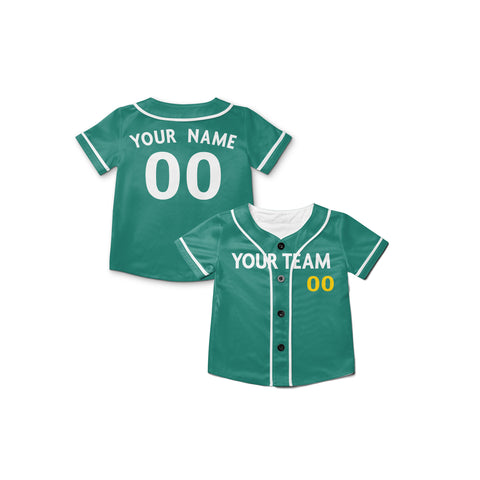 Personalized Boston Fan Green Baseball Jersey – City Style Custom Name & Number