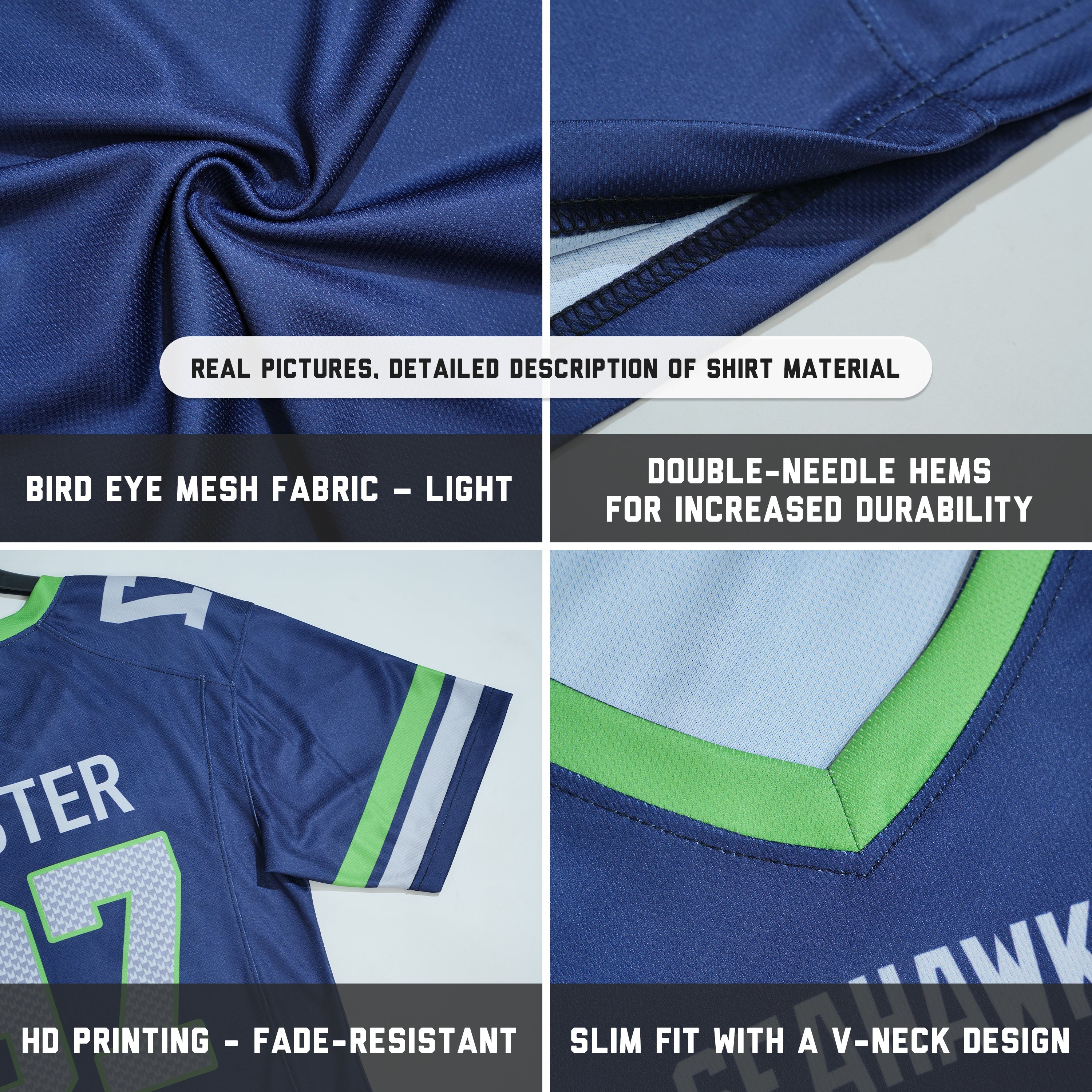 Personalized New England Fan Red Football Jersey – Alternate Style Custom Name & Number