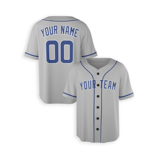 Personalized Chicago North Side Fan Gray Baseball Jersey – Road Style Custom Name & Number