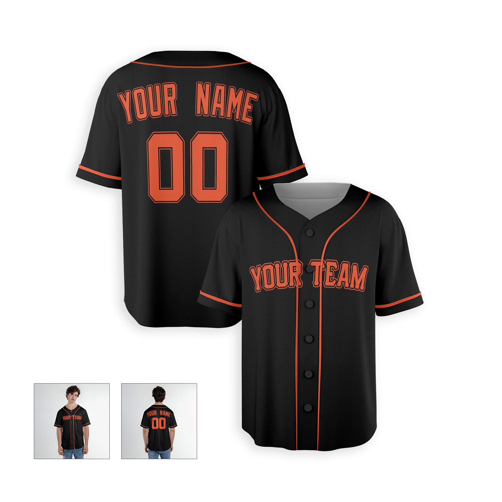 Personalized San Francisco Fan Black Baseball Jersey – Home Style Custom Name & Number