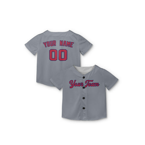 Personalized St. Louis Fan Gray Baseball Jersey – Away Style Custom Name & Number