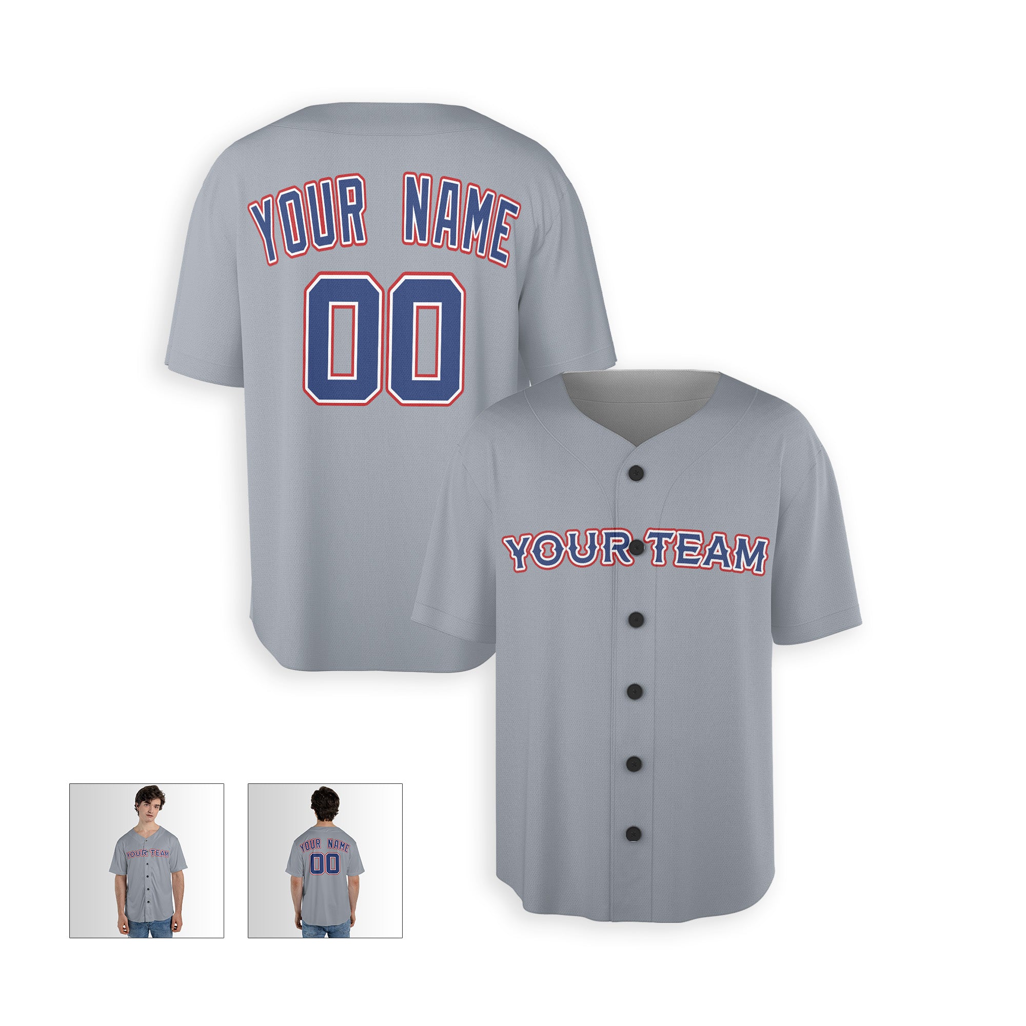 Personalized Texas Arlington Fan Gray Baseball Jersey – Away Style Custom Name & Number