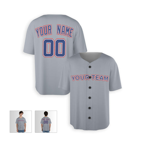 Personalized Texas Arlington Fan Gray Baseball Jersey – Away Style Custom Name & Number