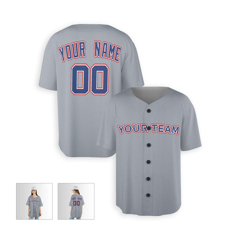 Personalized Texas Arlington Fan Gray Baseball Jersey – Away Style Custom Name & Number