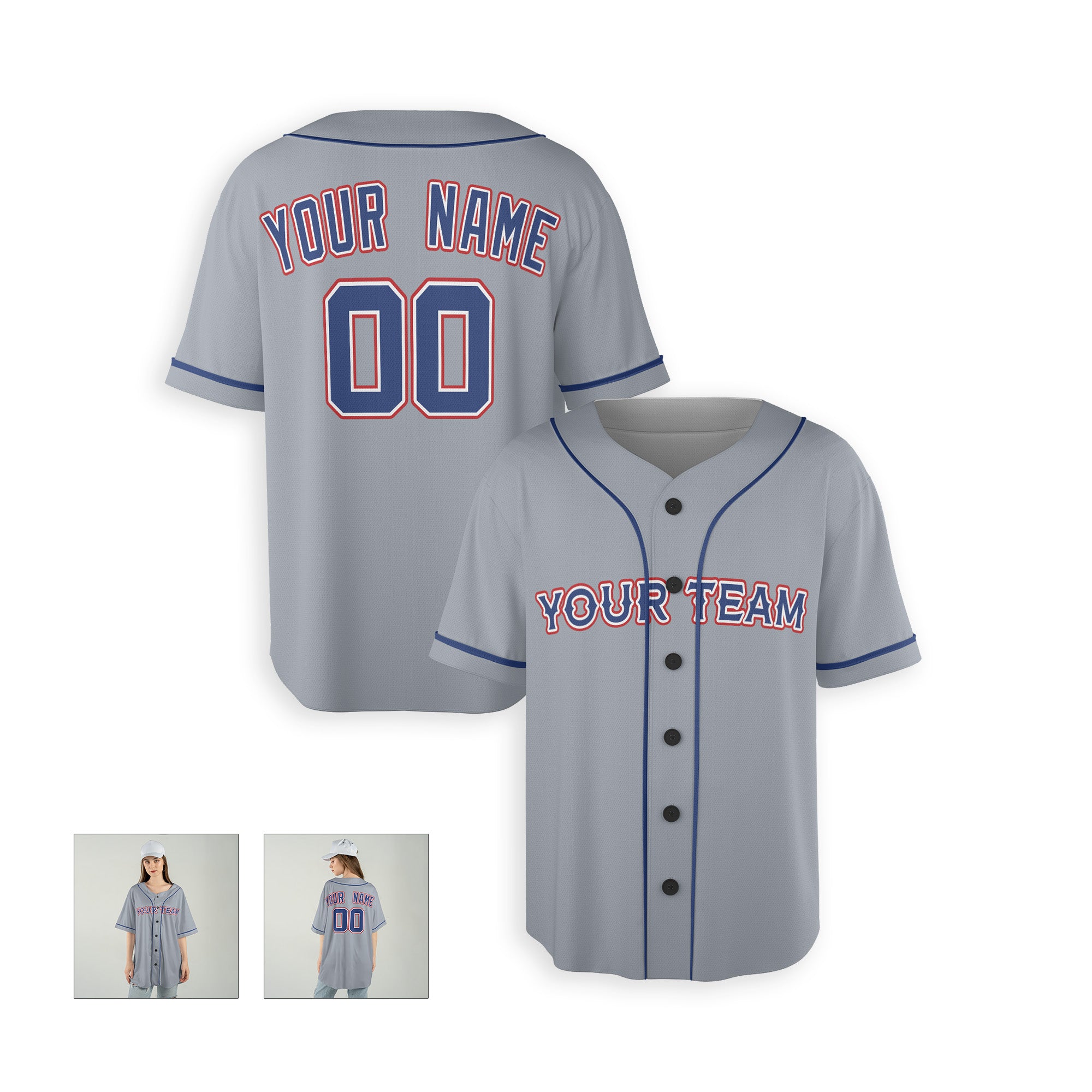 Personalized Texas Arlington Fan Gray Baseball Jersey – Away Style Custom Name & Number