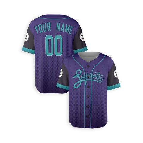 Personalized Phoenix Fan Purple Baseball Jersey – City Style Serpientes Printed Custom Name & Number