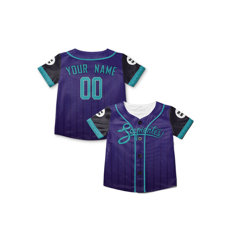 Personalized Phoenix Fan Purple Baseball Jersey – City Style Serpientes Printed Custom Name & Number