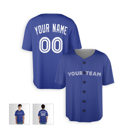 Personalized Toronto Fan Royal Baseball Jersey – Alternate Style Custom Name & Number