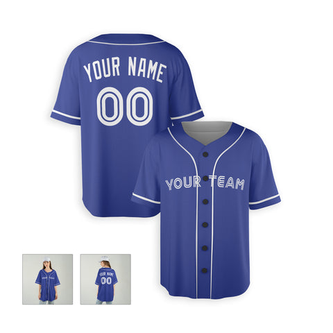 Personalized Toronto Fan Royal Baseball Jersey – Alternate Style Custom Name & Number