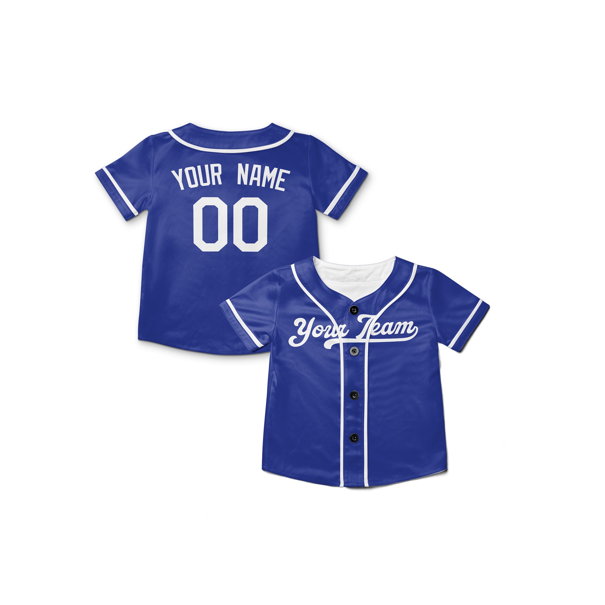 Personalized Los Angeles Fan Royal Blue Baseball Jersey – Alternate Style Custom Name & Number