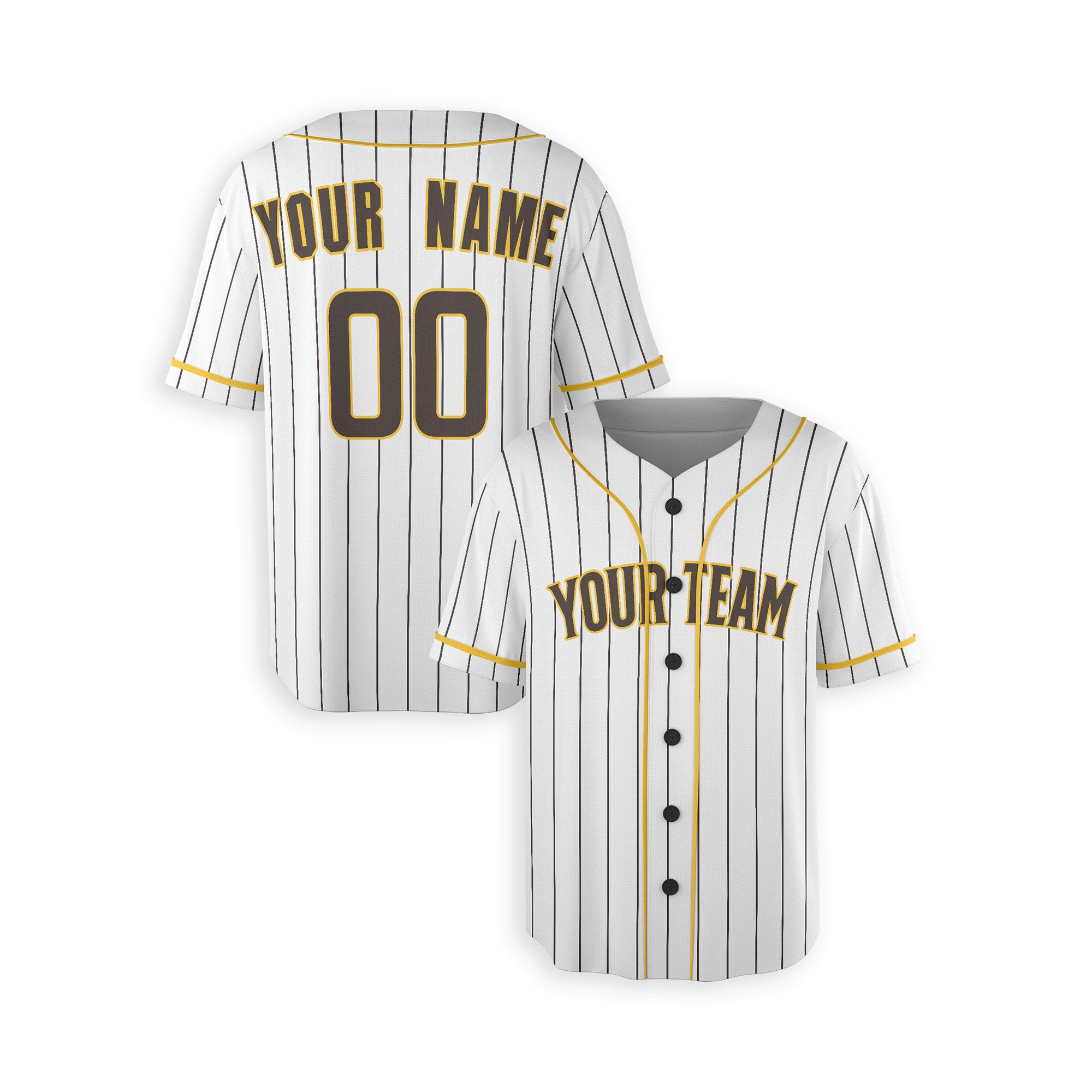 Personalized San Diego Fan White Baseball Jersey – Alternate Style Custom Name & Number