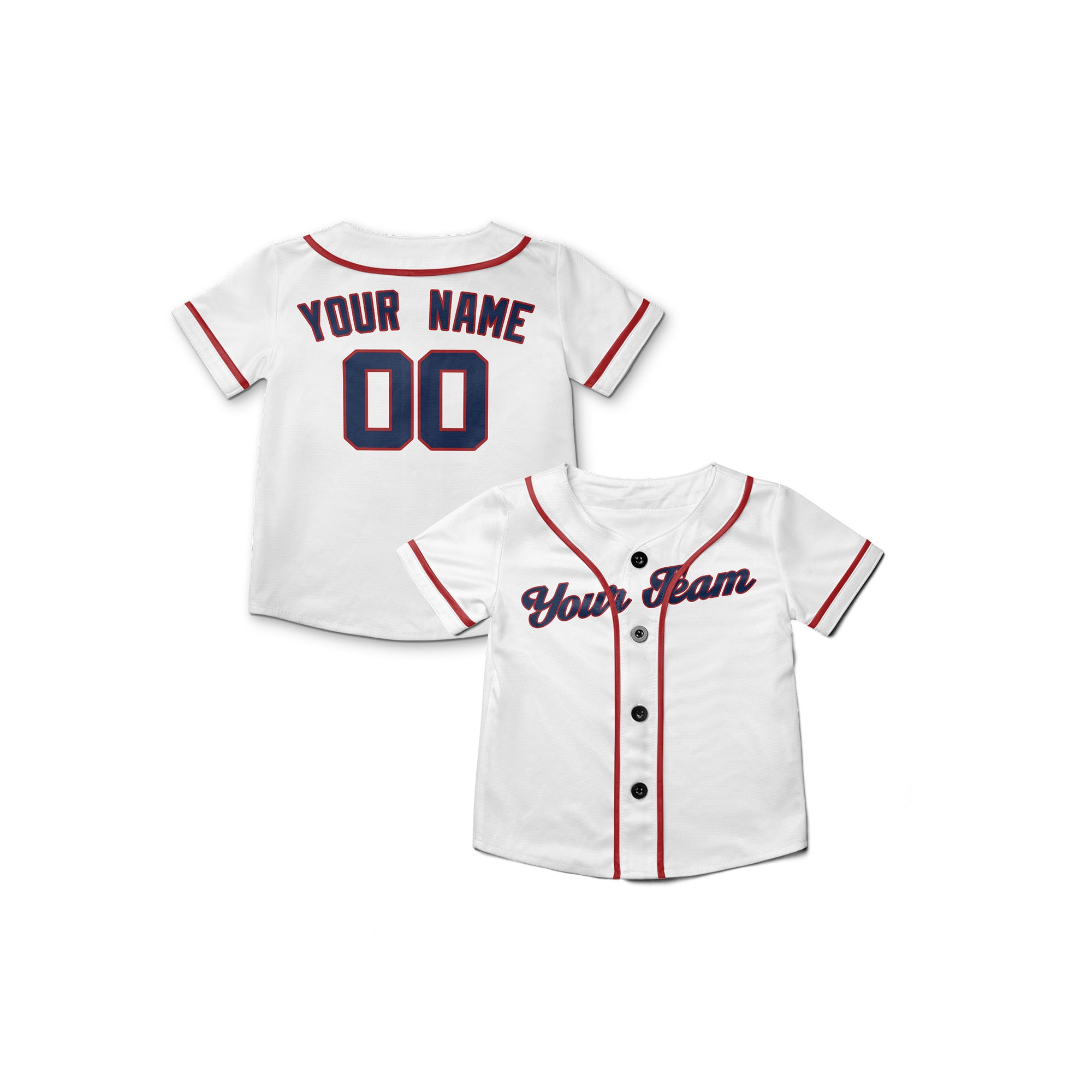 Personalized Washington DC Fan White Baseball Jersey – Alternate Style Custom Name & Number