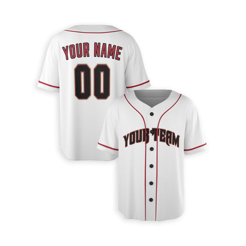 Personalized Phoenix Fan White Baseball Jersey – Home Style Custom Name & Number