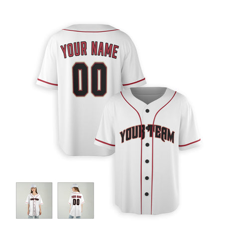Personalized Phoenix Fan White Baseball Jersey – Home Style Custom Name & Number