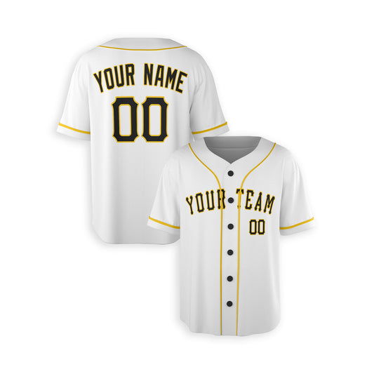 Personalized San Diego Fan White Baseball Jersey – Home Style Custom Name & Number