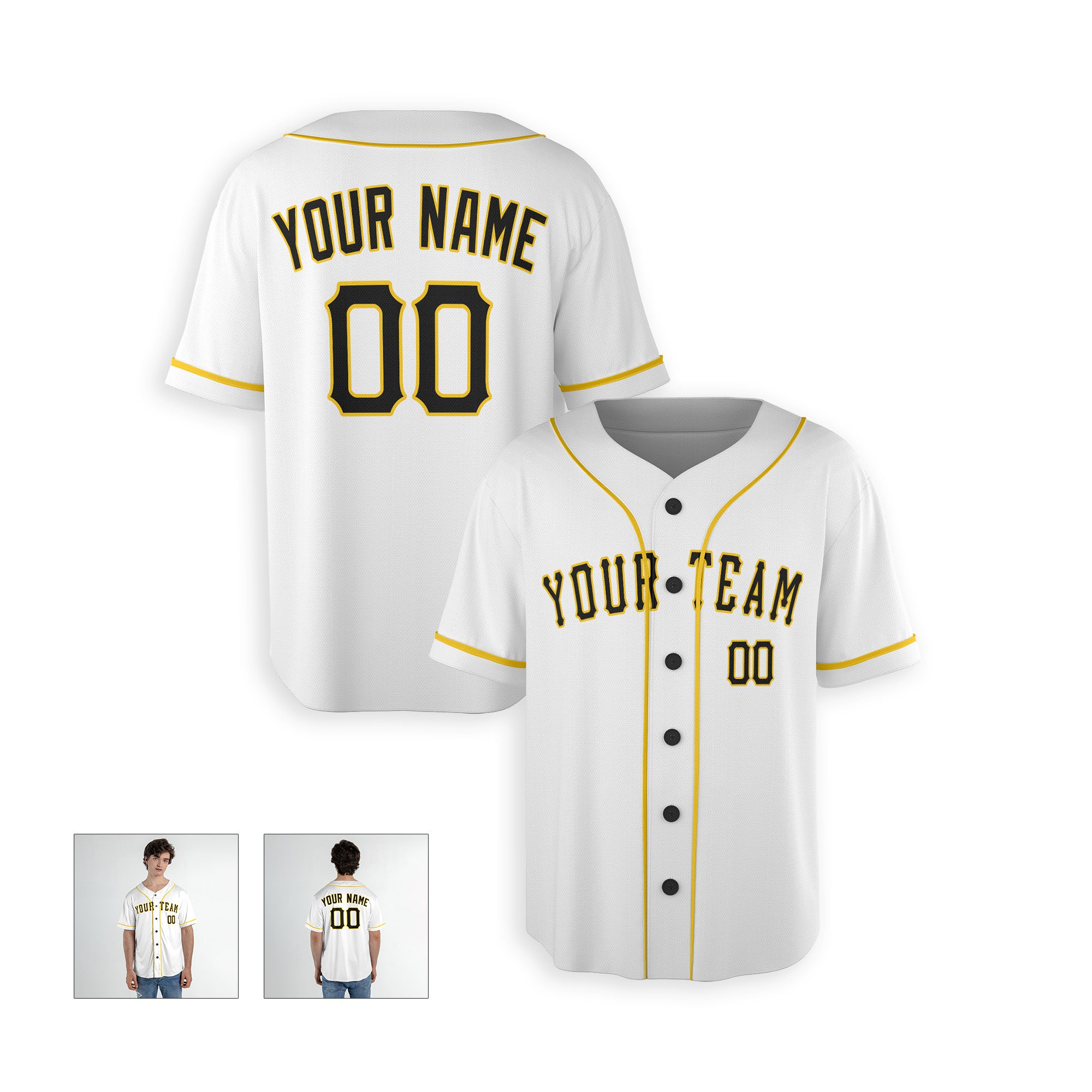 Personalized San Diego Fan White Baseball Jersey – Home Style Custom Name & Number