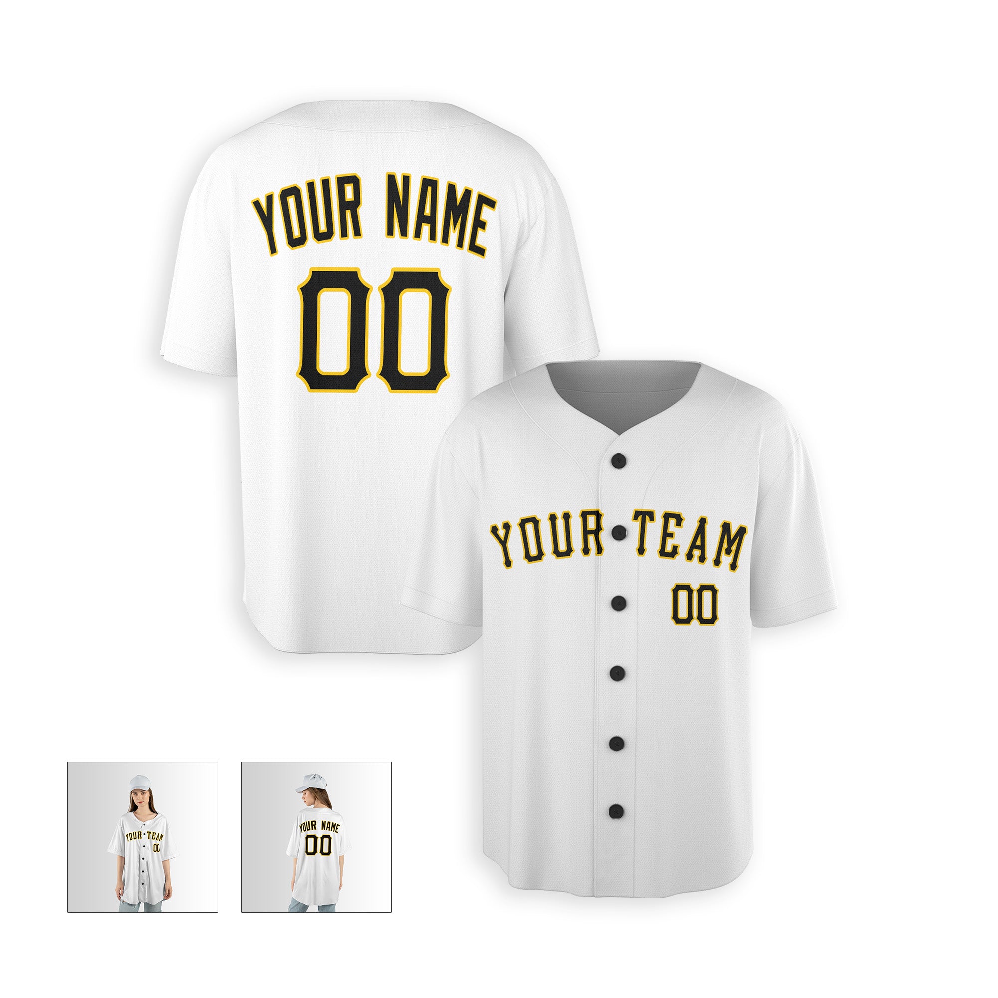 Personalized San Diego Fan White Baseball Jersey – Home Style Custom Name & Number