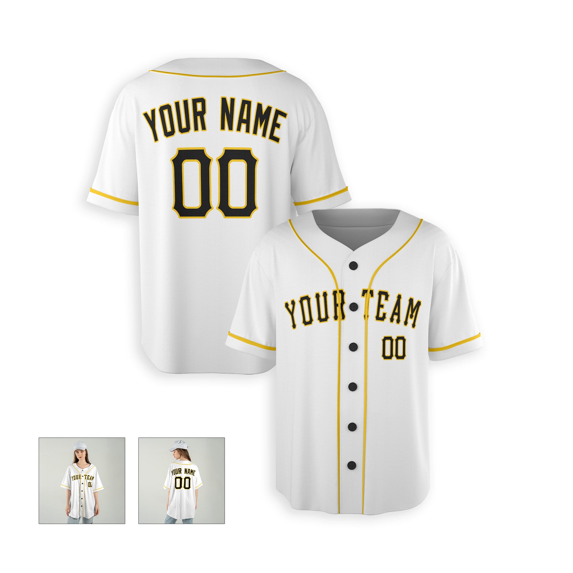 Personalized San Diego Fan White Baseball Jersey – Home Style Custom Name & Number