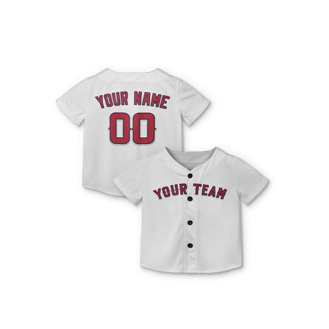 Personalized Los Angeles Fan White Baseball Jersey – Home Style Custom Name & Number