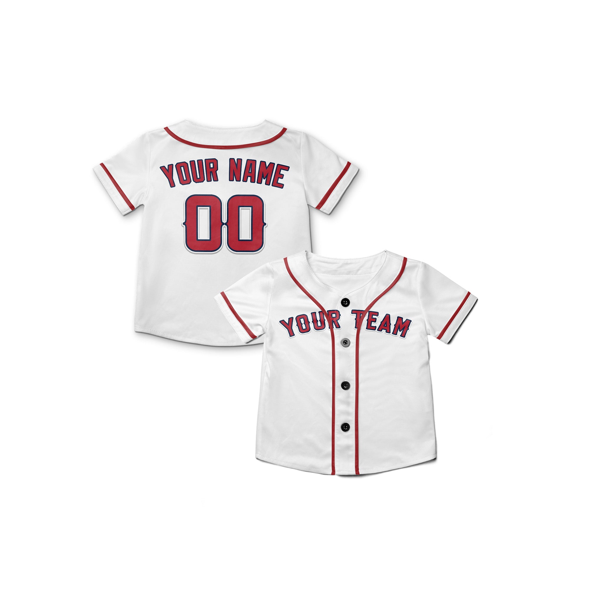 Personalized Los Angeles Fan White Baseball Jersey – Home Style Custom Name & Number